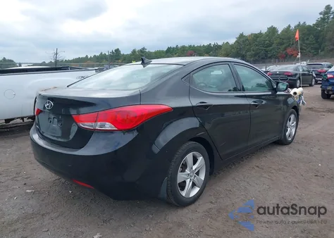 2013 Hyundai Elantra Gls from USA, damaged, VIN 5NPDH4AE9DH378077